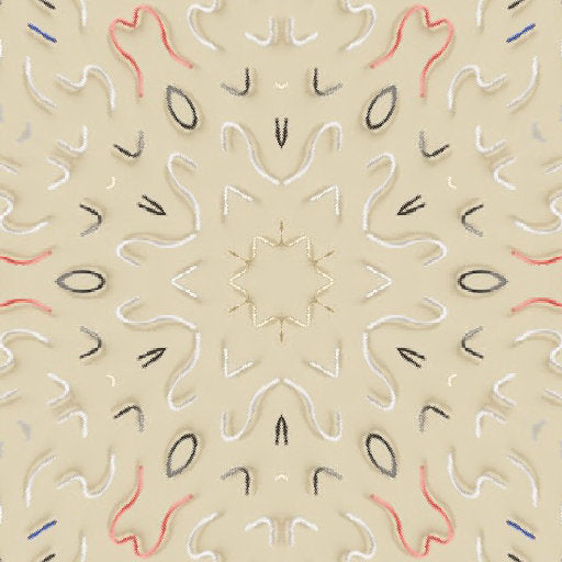 Molecular Physics Kaleidoscope wallpaper pattern
