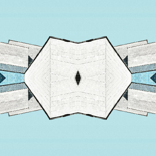 wallpaper⁶ — seamless mirror4 pattern from bauhaus
