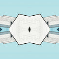 wallpaper⁶ — seamless mirror4 pattern from bauhaus