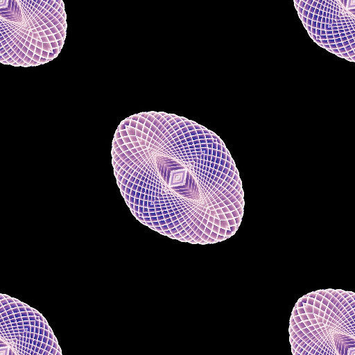 WALLPAPER⁶ — seamless diamond pattern from sacred geometry, Geometry