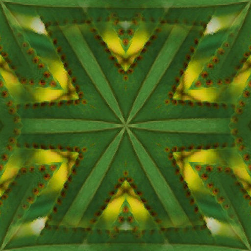 Botanics Kaleidoscope wallpaper pattern