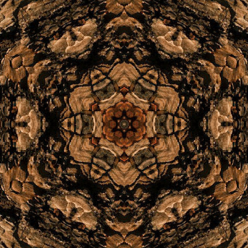 Botanics Kaleidoscope wallpaper pattern