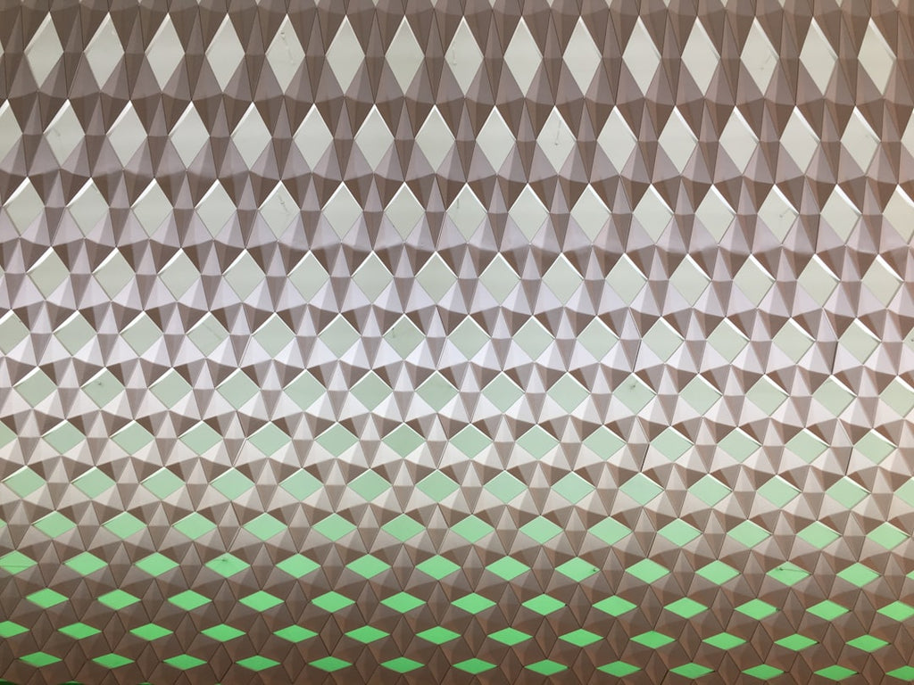 Seamless diamond wallpaper pattern — Origami by wallpaper⁶ — base photo: Oslo Opera