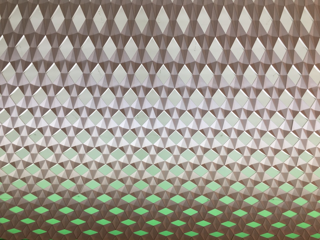 Seamless diamond wallpaper pattern — Origami by wallpaper⁶ — base photo: Oslo Opera