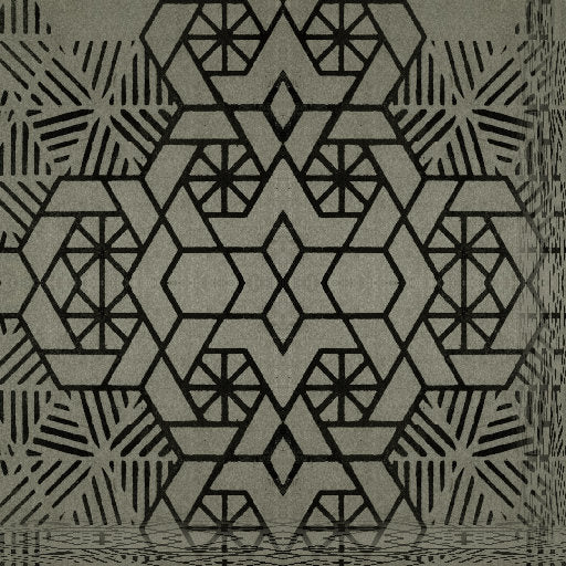 Seamless mirror wallpaper pattern — Calligraphy by wallpaper⁶