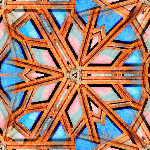 Seamless hex wallpaper pattern — Stained Glass by wallpaper⁶