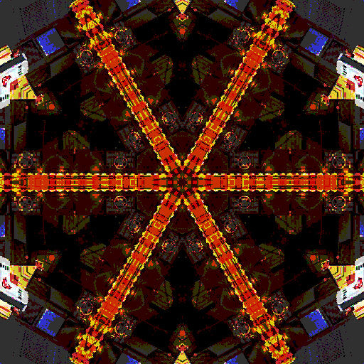 Seamless kaleidoscope wallpaper pattern — Origami by wallpaper⁶
