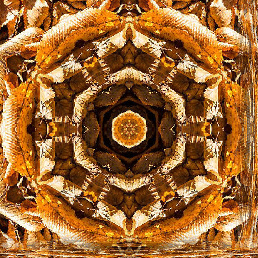 Botanics Kaleidoscope wallpaper pattern