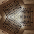 Seamless hex wallpaper pattern — Calligraphy by wallpaper⁶