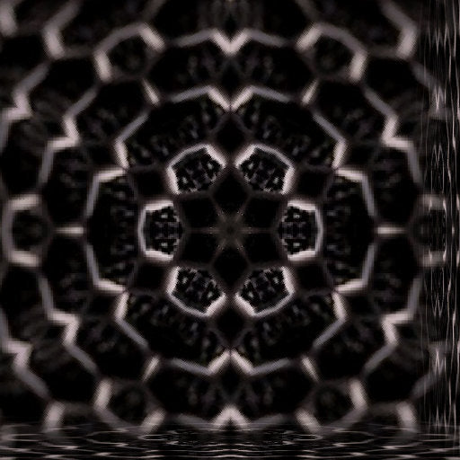 Molecular Physics Kaleidoscope wallpaper pattern