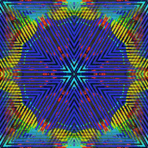 Seamless kaleidoscope wallpaper pattern — Glitch by wallpaper⁶