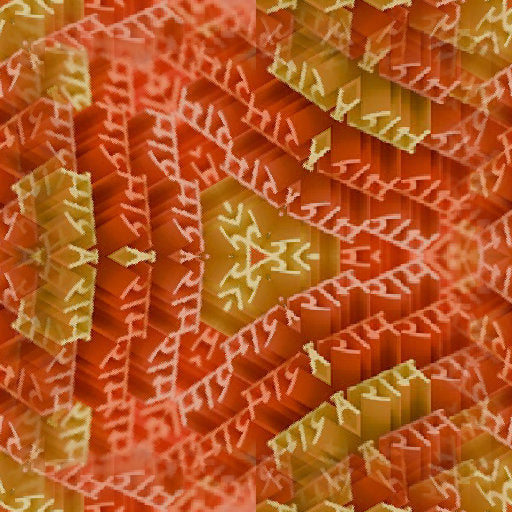 3D Hexagon wallpaper pattern