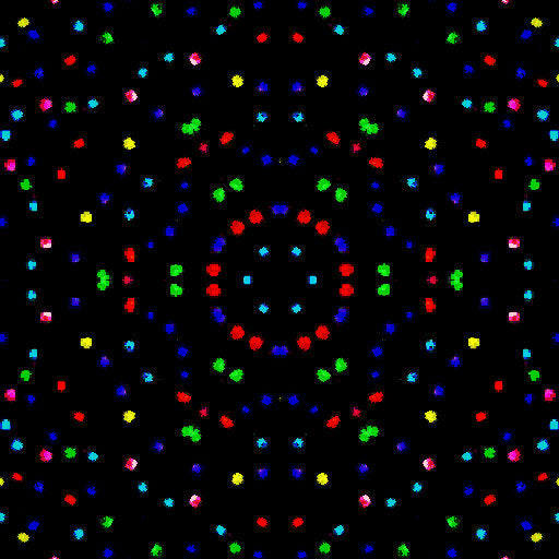 Seamless kaleidoscope wallpaper pattern — Cosmology by wallpaper⁶