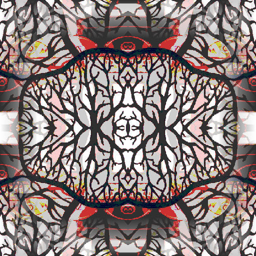 Seamless mirror wallpaper pattern — Origami by wallpaper⁶