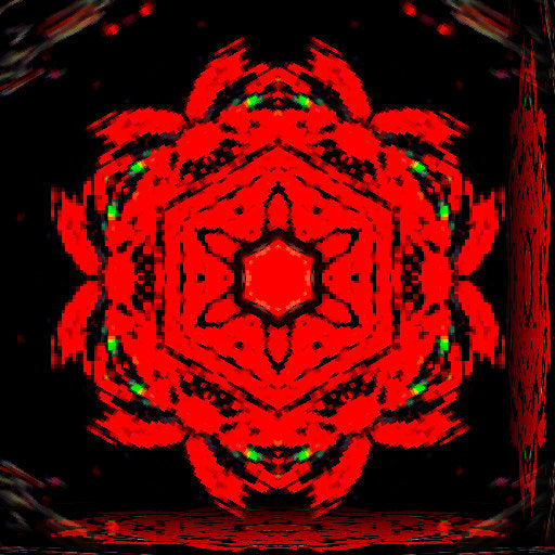 Seamless kaleidoscope wallpaper pattern — Glitch by wallpaper⁶