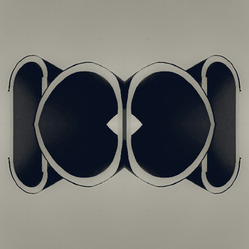 WALLPAPER⁶ — seamless mirror4 pattern from bauhaus geometric poster, Bauhaus
