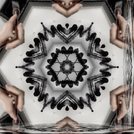 Seamless kaleidoscope wallpaper pattern — Calligraphy by wallpaper⁶