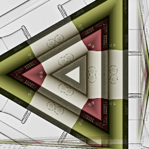 WALLPAPER⁶ — seamless hex pattern from chemistry lab glassware, Chemistry
