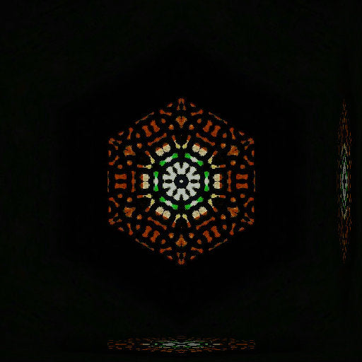 Seamless kaleidoscope wallpaper pattern — Stained Glass by wallpaper⁶