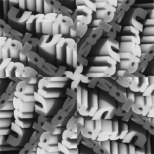 wallpaper⁶ — seamless rotate4 pattern from bauhaus