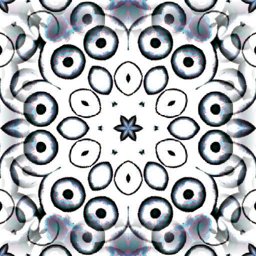3D Kaleidoscope wallpaper pattern