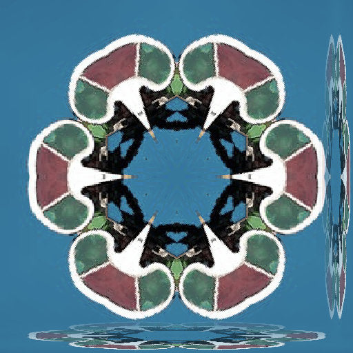 Seamless kaleidoscope wallpaper pattern — Biochemistry by wallpaper⁶