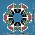 Seamless kaleidoscope wallpaper pattern — Biochemistry by wallpaper⁶