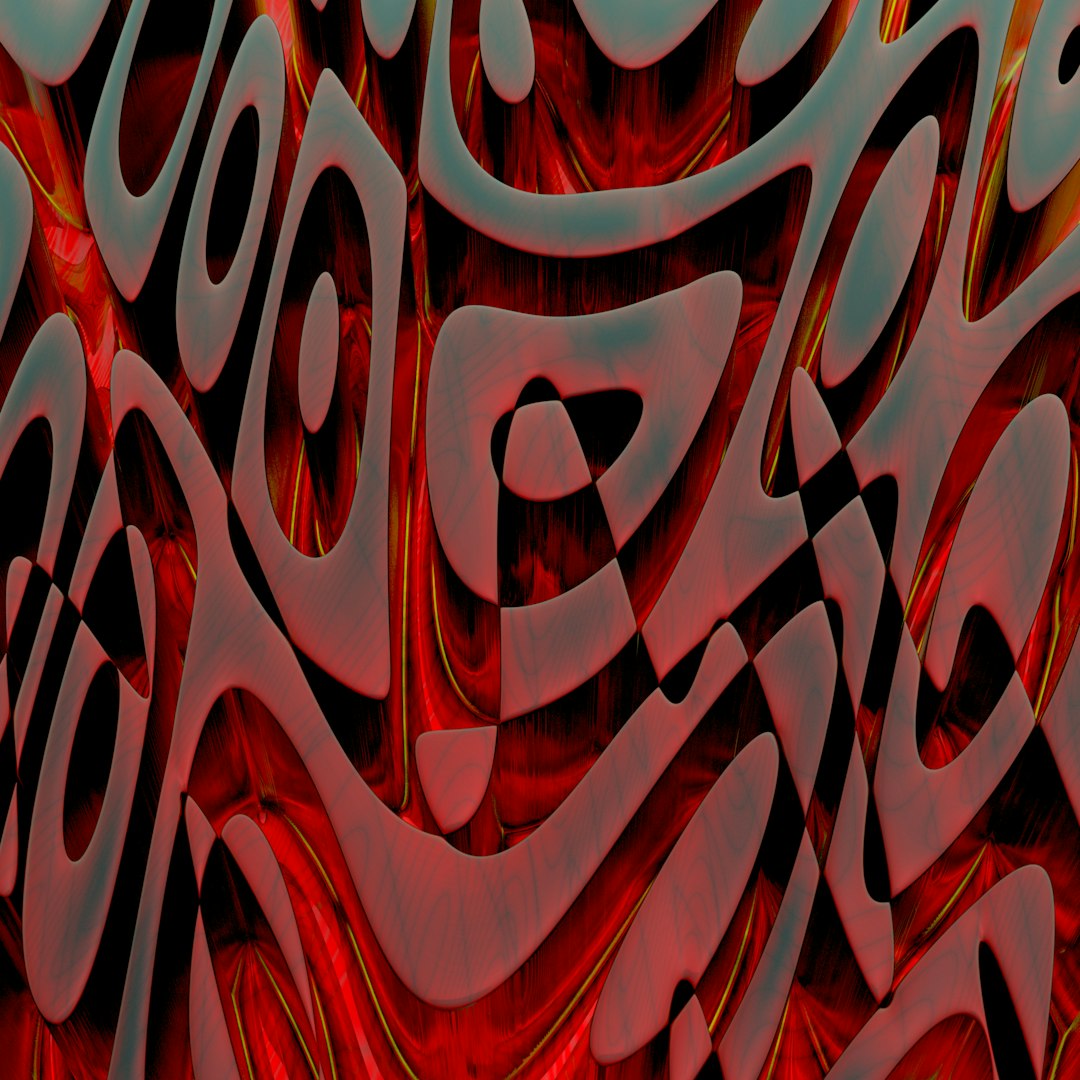 A complex black and white kaleidoscopic pattern created from calligraphic ink strokes, forming a star-like radial lattice. — base photo: A high-fidelity capture of hand-painted calligraphic letters, featuring rich ink saturation, visible