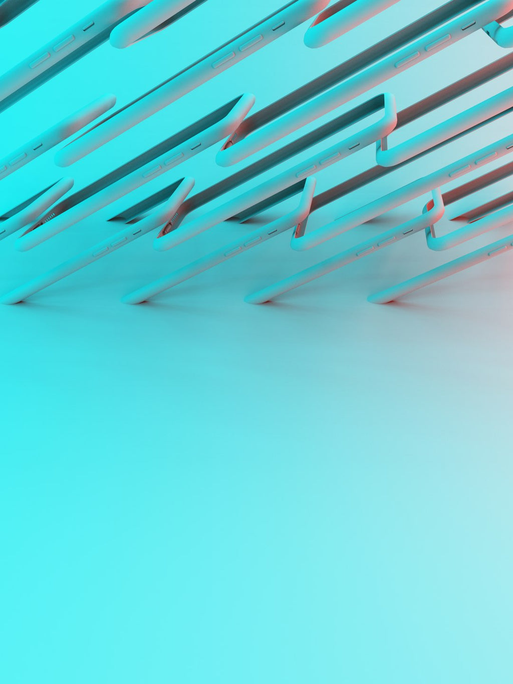 3D Hexagon wallpaper pattern — base photo: Abstract 3D study of Phone - A