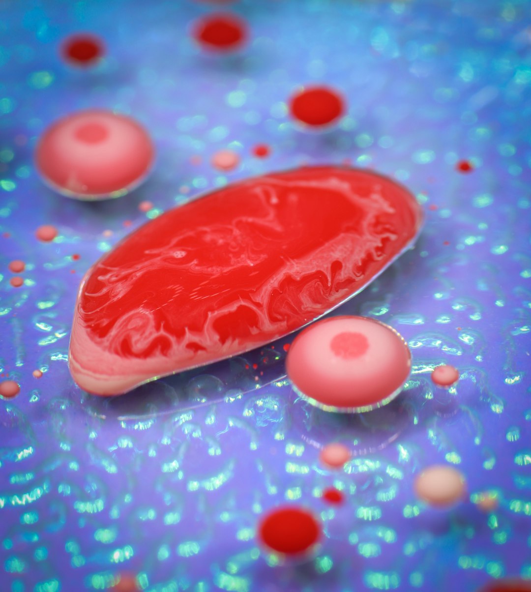 Seamless kaleidoscope wallpaper pattern — Biochemistry by wallpaper⁶ — base photo: Pictures that could be used for images of red and white blood cells in blood vessels in scientific j