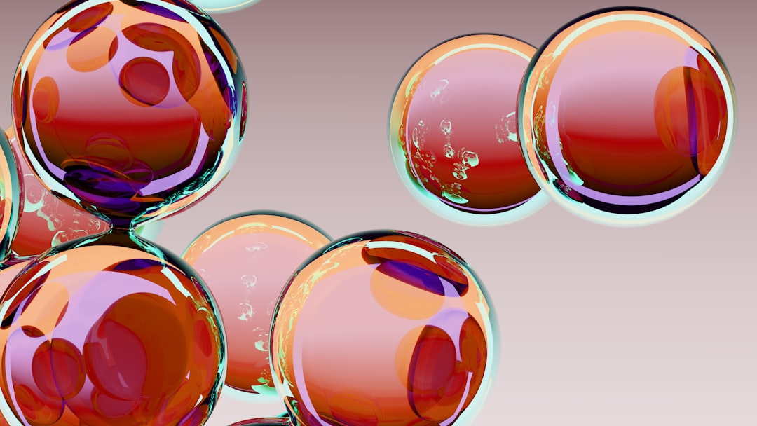 Seamless kaleidoscope wallpaper pattern — Biochemistry by wallpaper⁶ — base photo: Orbs | Blender 3D