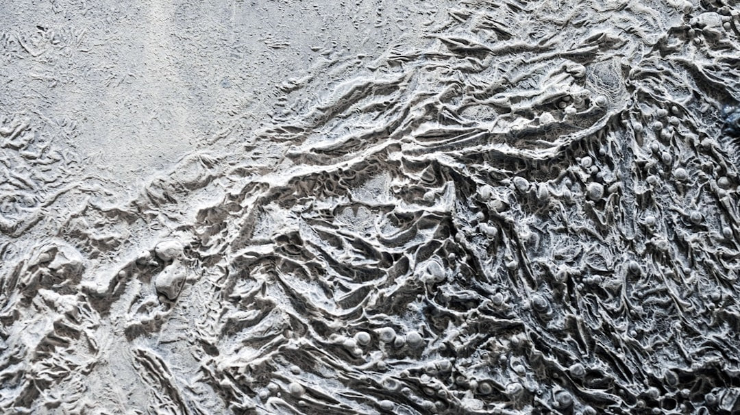Seamless hex wallpaper pattern — Cartography by wallpaper⁶ — base photo: a close up view of a snow covered mountain