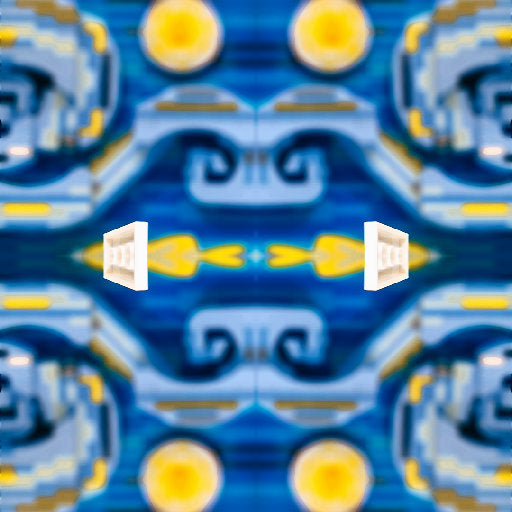 wallpaper⁶ — seamless mirror4 pattern from bauhaus