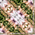 AI-generated dandelion seeds arranged in a diamond symmetry pattern for wallpaper.