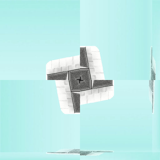 wallpaper⁶ — seamless rotate4 pattern from bauhaus