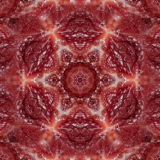 Mineralogy Kaleidoscope wallpaper pattern