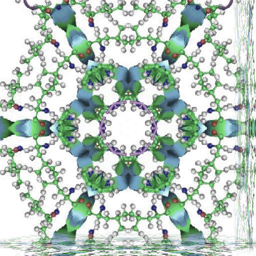 Seamless kaleidoscope wallpaper pattern — Biochemistry by wallpaper⁶