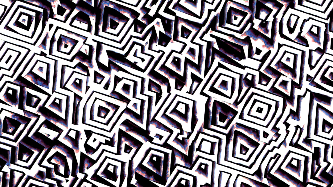 Seamless mirror wallpaper pattern — Origami by wallpaper⁶ — base photo: Gems | Blender 3D