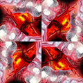 Seamless rotation wallpaper pattern — Cosmology by wallpaper⁶