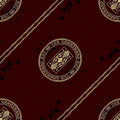 Abstract molecular structure renderings with diamond symmetry, demonstrating molecular physics concepts in a repeating wallpaper pattern.