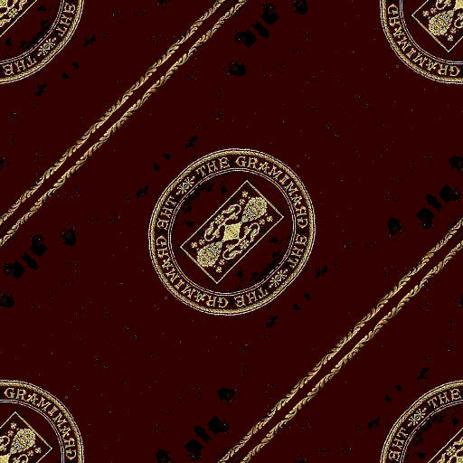 Abstract molecular structure renderings with diamond symmetry, demonstrating molecular physics concepts in a repeating wallpaper pattern.