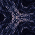 A sophisticated hexagonal repeat pattern of deep blue ocean water and white sea foam with Hex symmetry.