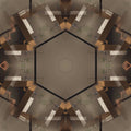 Seamless kaleidoscope wallpaper pattern — Stained Glass by wallpaper⁶