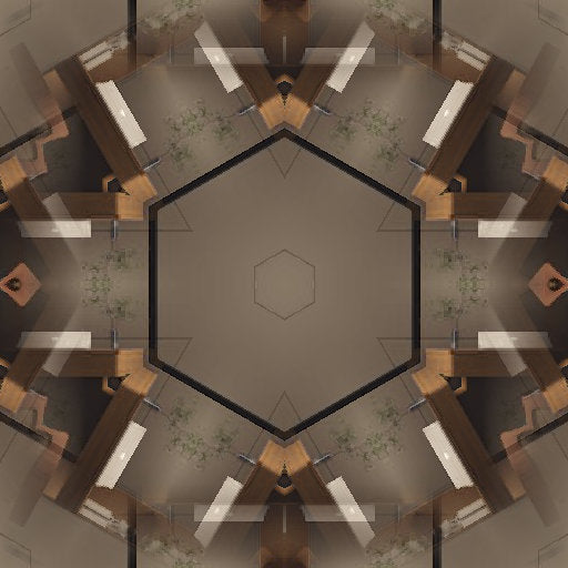 Seamless kaleidoscope wallpaper pattern — Stained Glass by wallpaper⁶