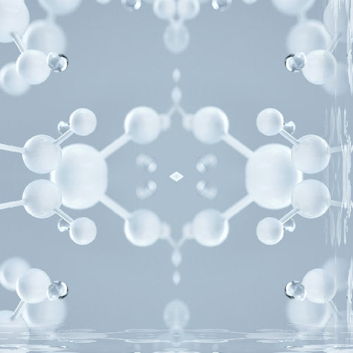 Seamless mirror wallpaper pattern — Biochemistry by wallpaper⁶