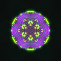 WALLPAPER⁶ — seamless kaleidoscope pattern from vhs glitch effect, Glitch Art