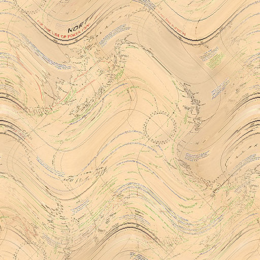 Oceanography Wave wallpaper pattern