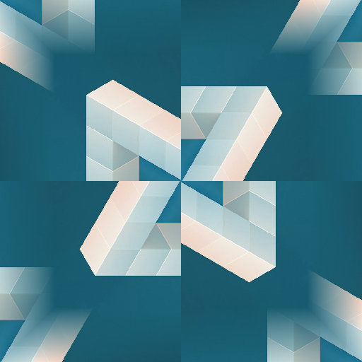 wallpaper⁶ — seamless rotate4 pattern from opart
