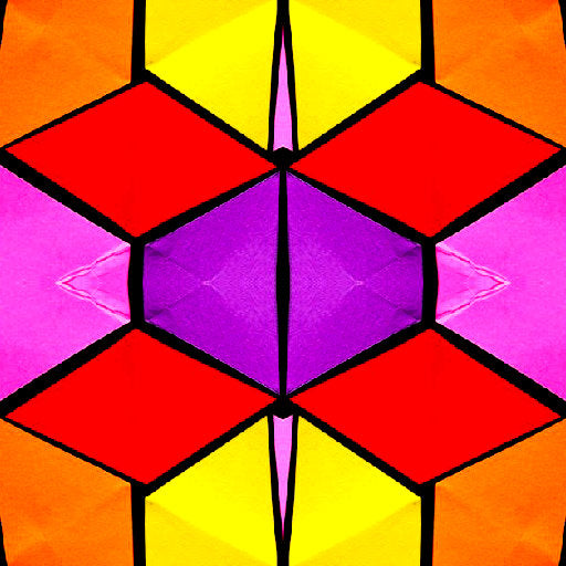 Seamless mirror wallpaper pattern — Origami by wallpaper⁶