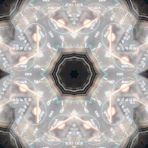 Seamless kaleidoscope wallpaper pattern — Arithmetic by wallpaper⁶